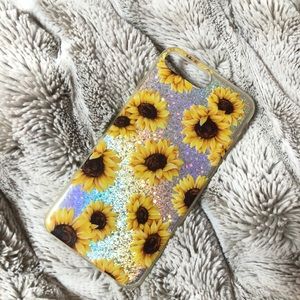 iphone 8 plus holo sunflower case
